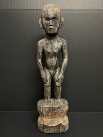 Philippine Tribal Art Ifugao Carved Wood Bulul Statue