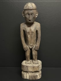Philippine Tribal Art Ifugao Carved Wood Bulul Statue