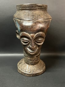 Large Kuba Palm Cup