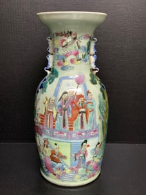19th Century Famille Rose Porcelain Vase