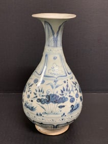 Blue and White Porcelain Vase