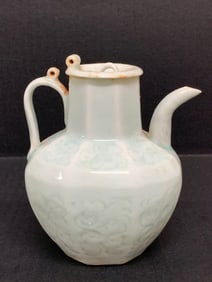 Celadon White Porcelain Teapot