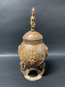 Dgon Bronze Medicine Container