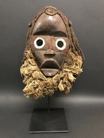 Dan Mask with Metal Stand