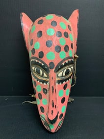 Bozo Puppet Painted Mask