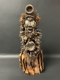 Bacongo Nail Fetish Statue