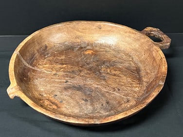 Philippine Tribal Art Ifugao Carved Wooden Bowl