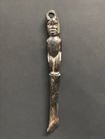 Philippine Tribal Art Ifugao Carved Wooden Medicine Stirrer