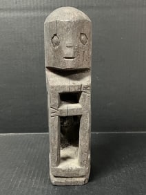 Philippine Tribal Art Ifugao Carved Wooden Bulul Statue