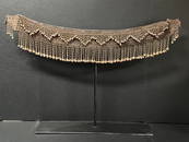 Authentic Handwoven Philippine South Cotobato T'boli Metal Beaded and Interlink Metal Belt