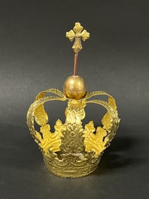 Gold Gilt Metal Crown