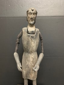 Carved Wood Male Saint Mannequin
