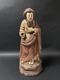 Carved Wood Saint Jude