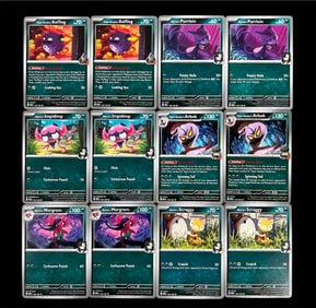 Pokemon Trading Card Destined Rivals Set Lot of 12 Cards