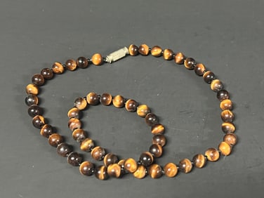 Tiger Eye Stone Necklace