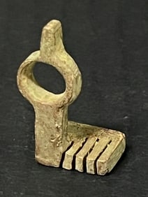 Vintage Bronze Key Amulet