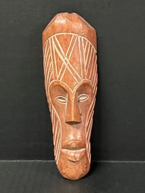 African Art Carved Wood Mask