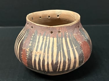Chinese Art Painted Pottery Jar