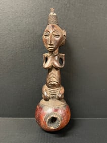African Art Kuba Pipe