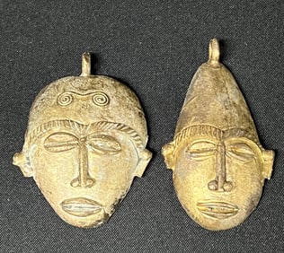 Ashanti Brass Pendant 2 pieces