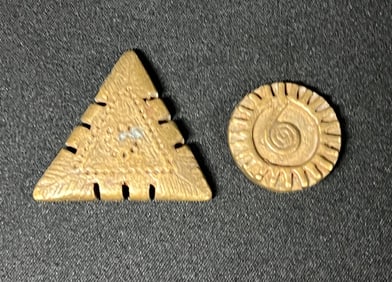 Ashanti Bronze Goldweight 2 Pcs.