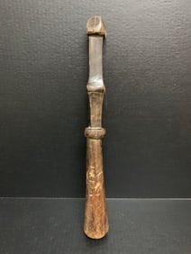 African Art Baule Wooden Staff