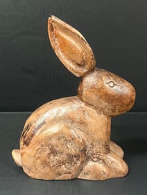 Carved Wood Rabbit