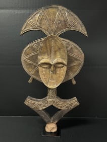 African Art BaKota Reliquary Guardian Statue