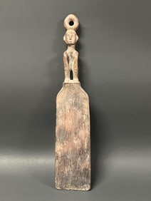 Philippine Tribal Art Ifugao Carved Wooden Spatula