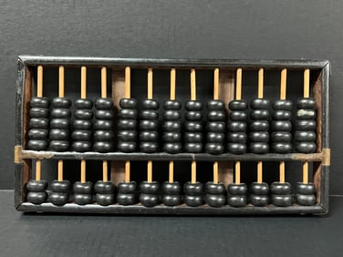 Chinese Art Vintage Wooden Abacus