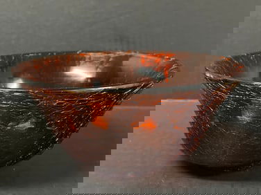 Chinese Art Vintage Peking Glass Bowl