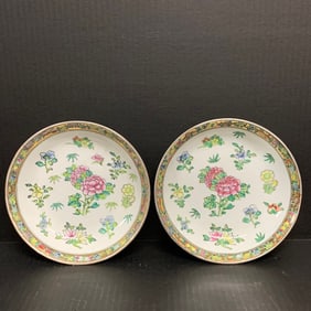 Pair of Chinese Art Porcelain Bowl