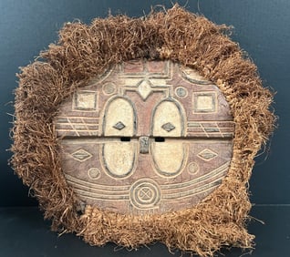 Carved Wood Teke Mask