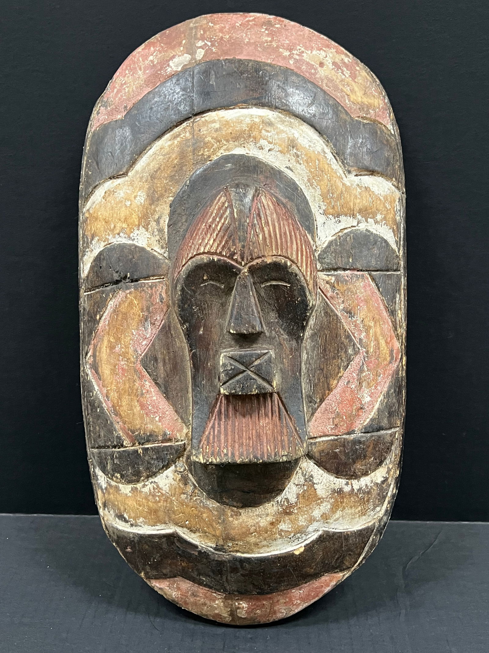 Carved Wood Songye Shield (1 of 6)