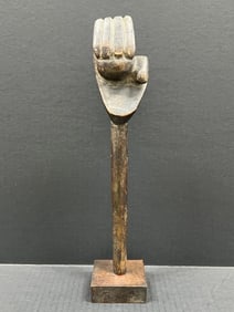 Carved Wood Yaka Hand