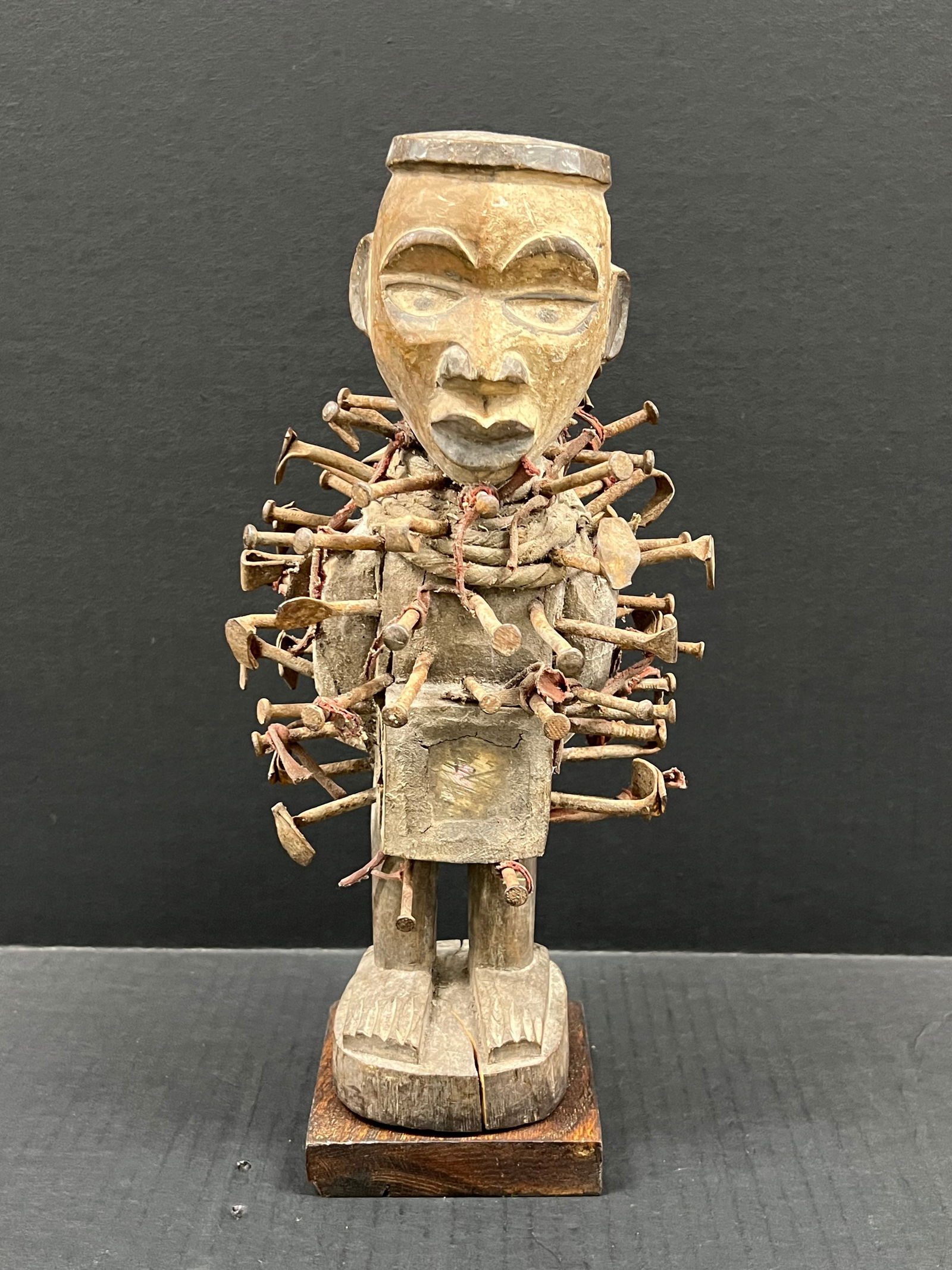 Bacongo Nail Fetish Statue (1 of 7)