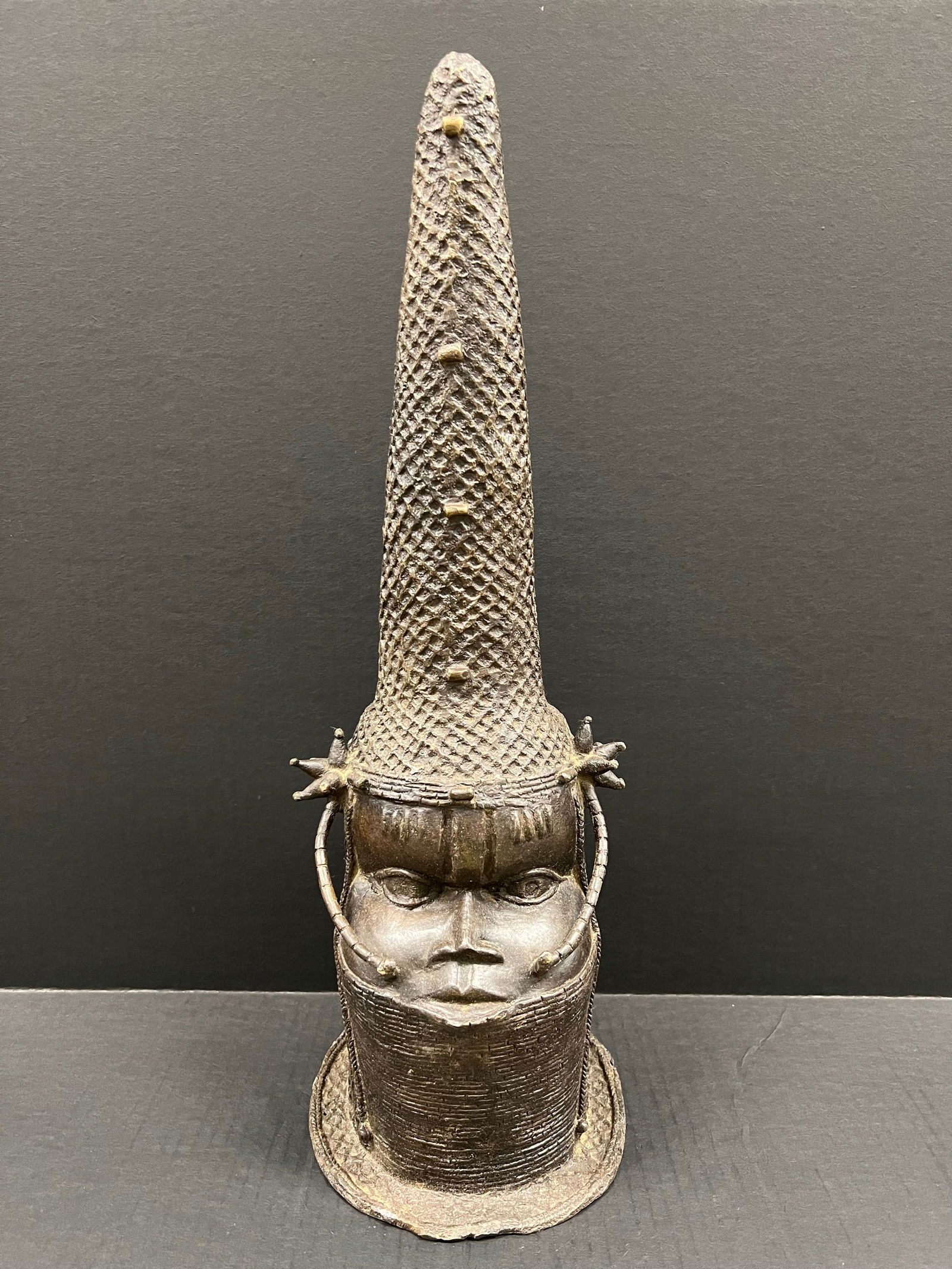 Large Benin Bronze Head Sculpture (1 of 11)