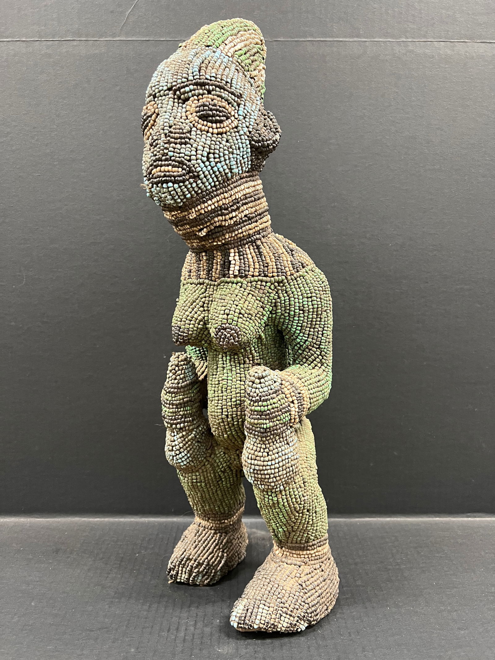 Bamileke Beaded Statue - 7