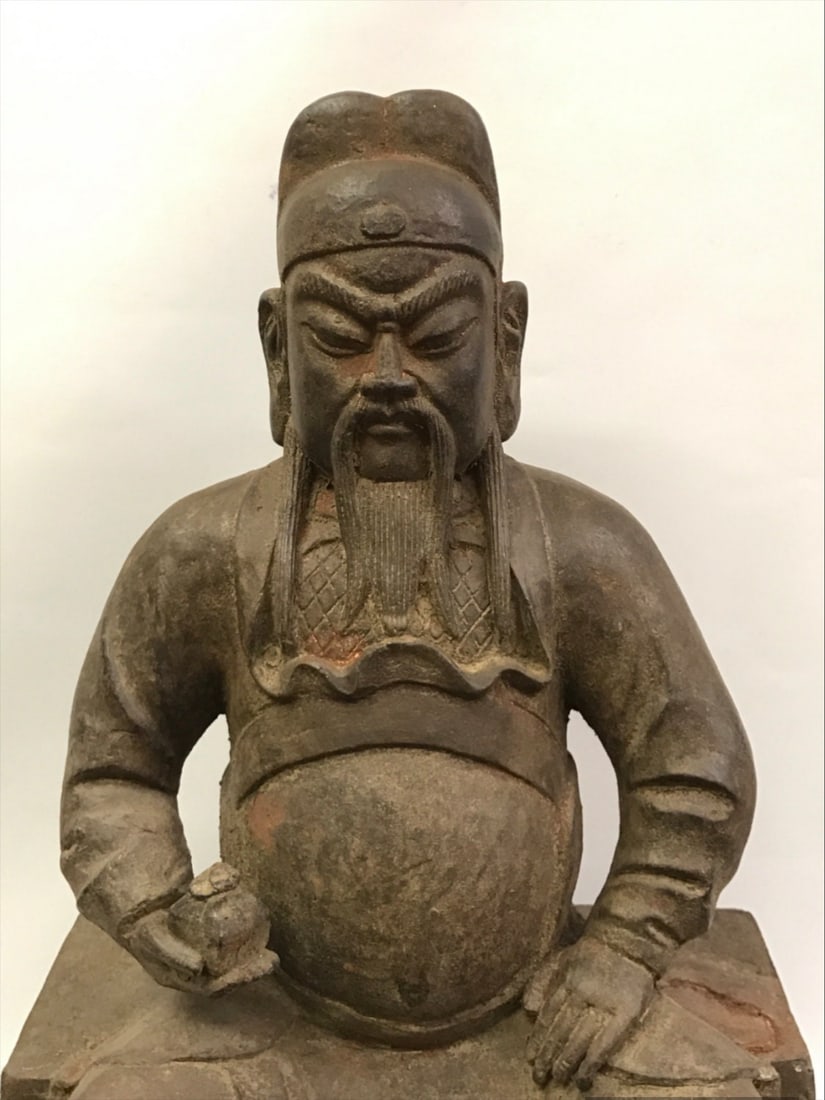 Cast Iron Warrior Statue - 4