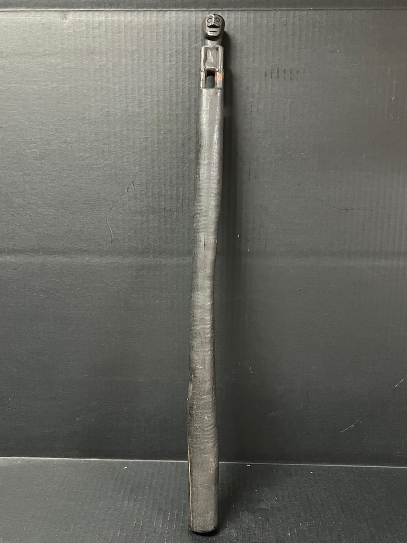 Philippine Tribal Art Ifugao Cooking Tools: Philippine Tribal Art Ifugao Carved Wood Cooking Tools. The dimension is 24 inches high x 1.25 inches wide. Please be aware that some of the items are vintage, secondhand, old ages, antiques and may