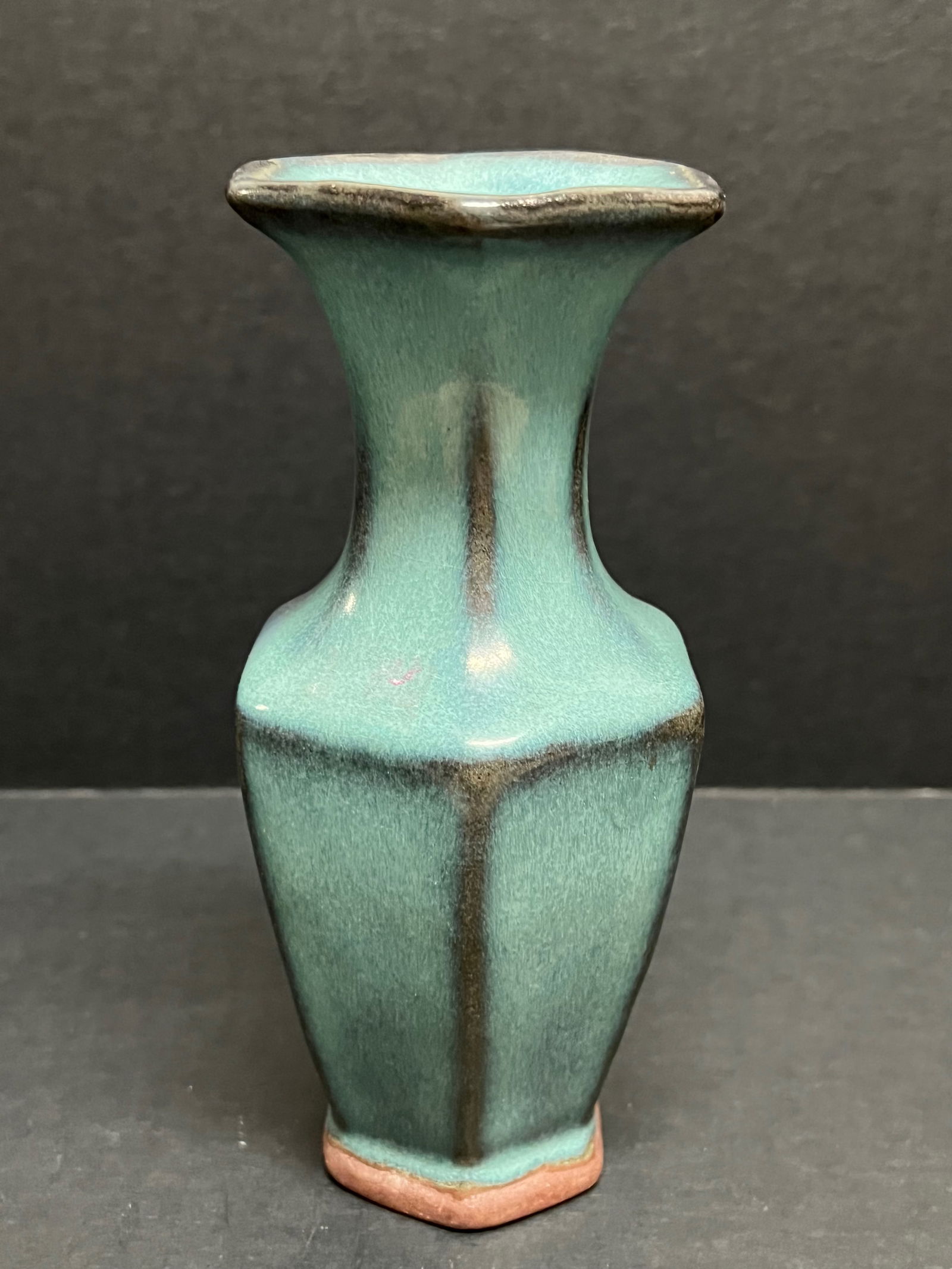 Porcelain Jun Ware Vase - 5