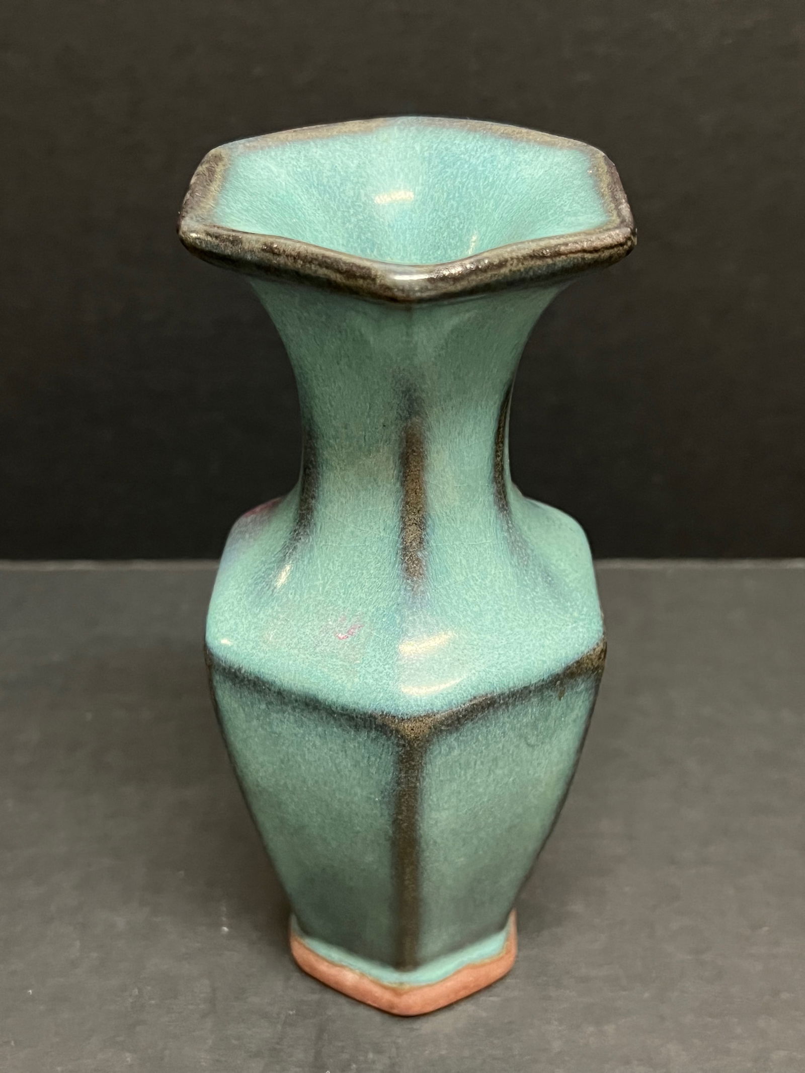 Porcelain Jun Ware Vase - 6