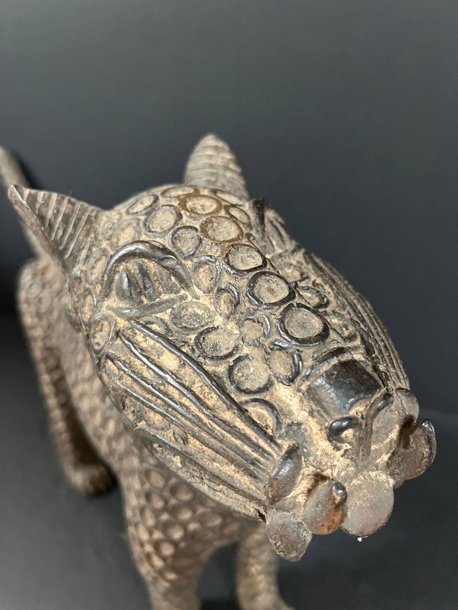 Leopard Bronze Sculpture - 9