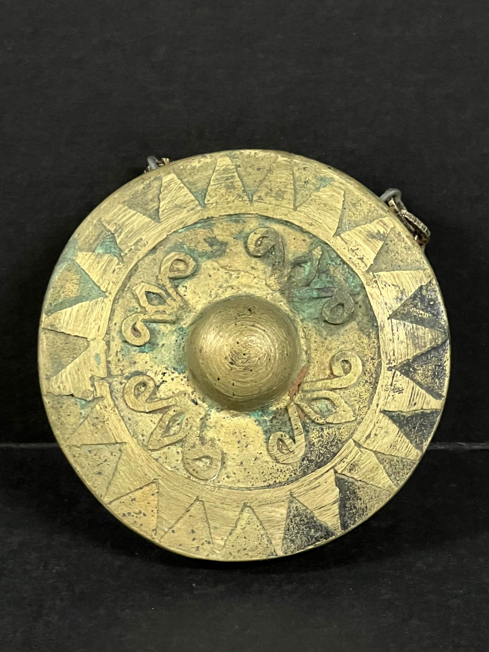 Philippine Tribal Art Islamic Miniature Metal Gong (1 of 6)