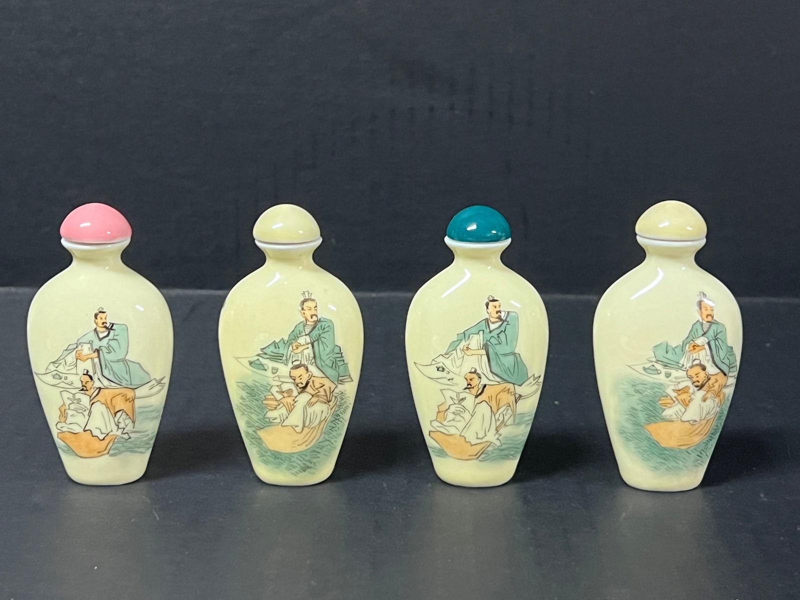 Porcelain Snuff Bottle 4 pieces (1 of 5)
