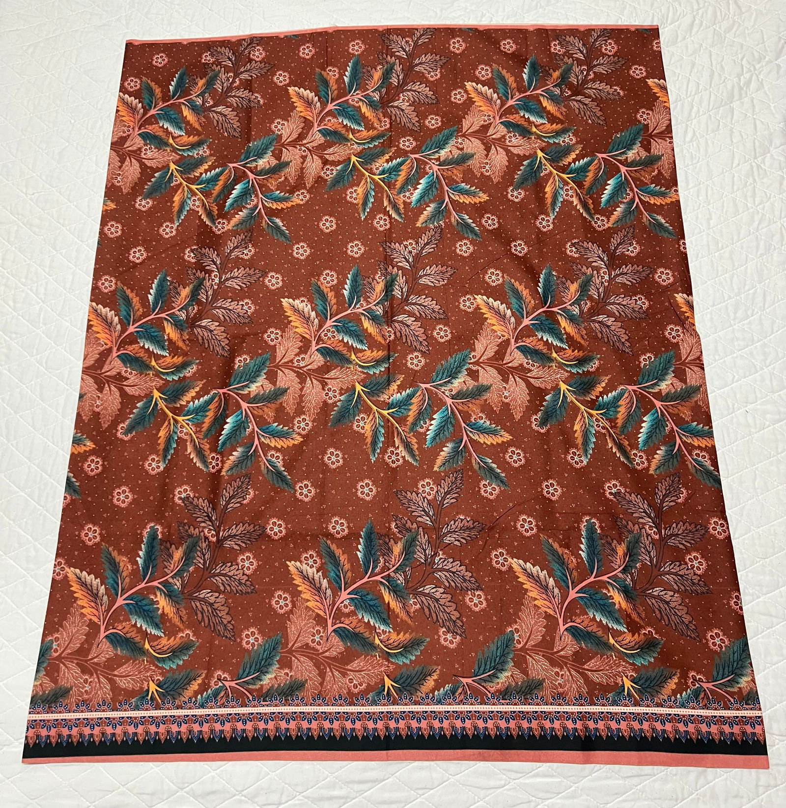 Southeast Asia 100% Cotton Sarong, Malong, Tapis Wrap around Skirt: African Tribal Art Southeast Asia 100% Cotton Sarong, Malong, Tapis Wrap around Skirt. The dimension is 46 inches high x 36 inches wide. Please be aware that some of the items are vintage,