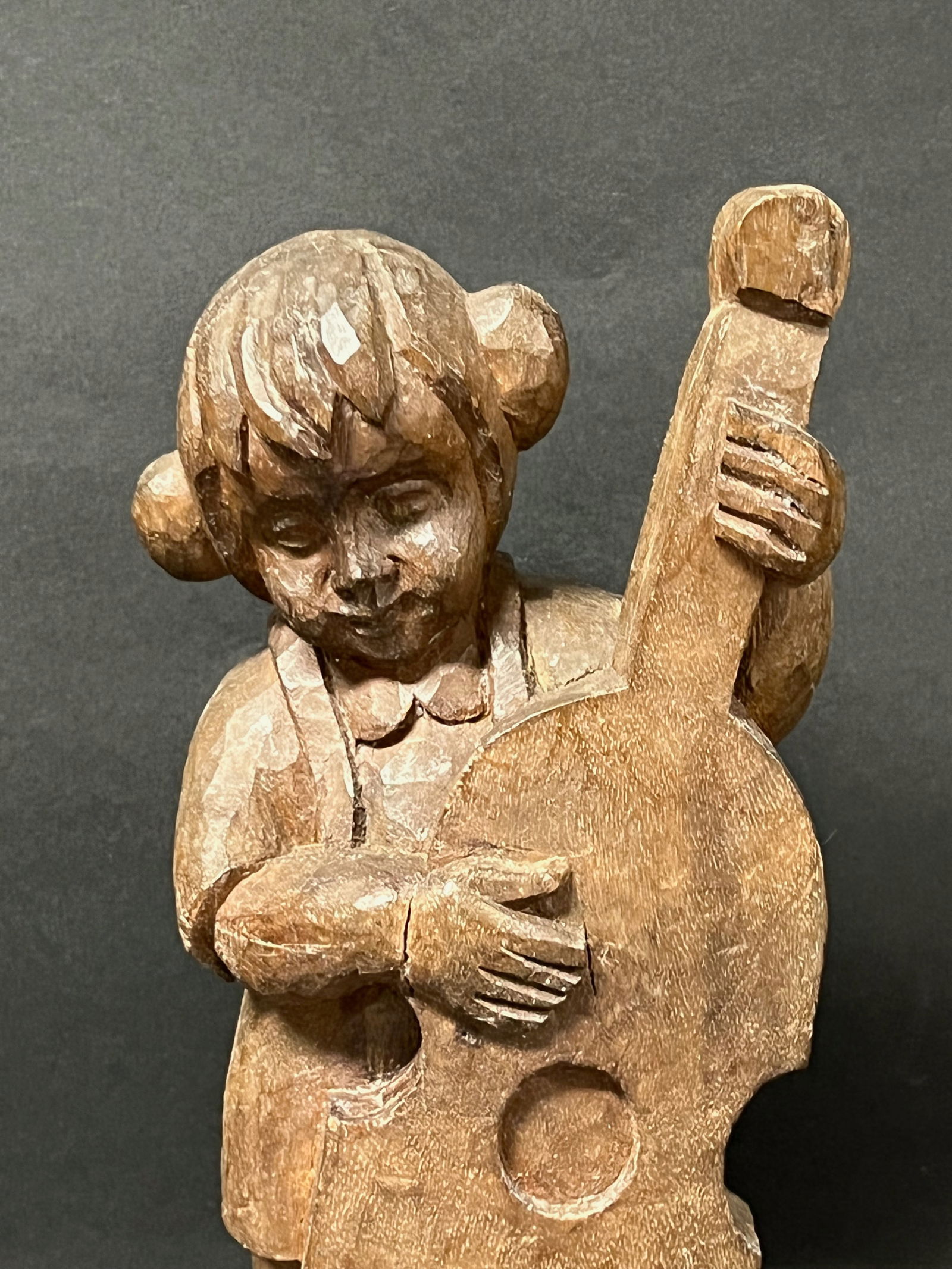 Boy Playing Cello Sculpture - 2