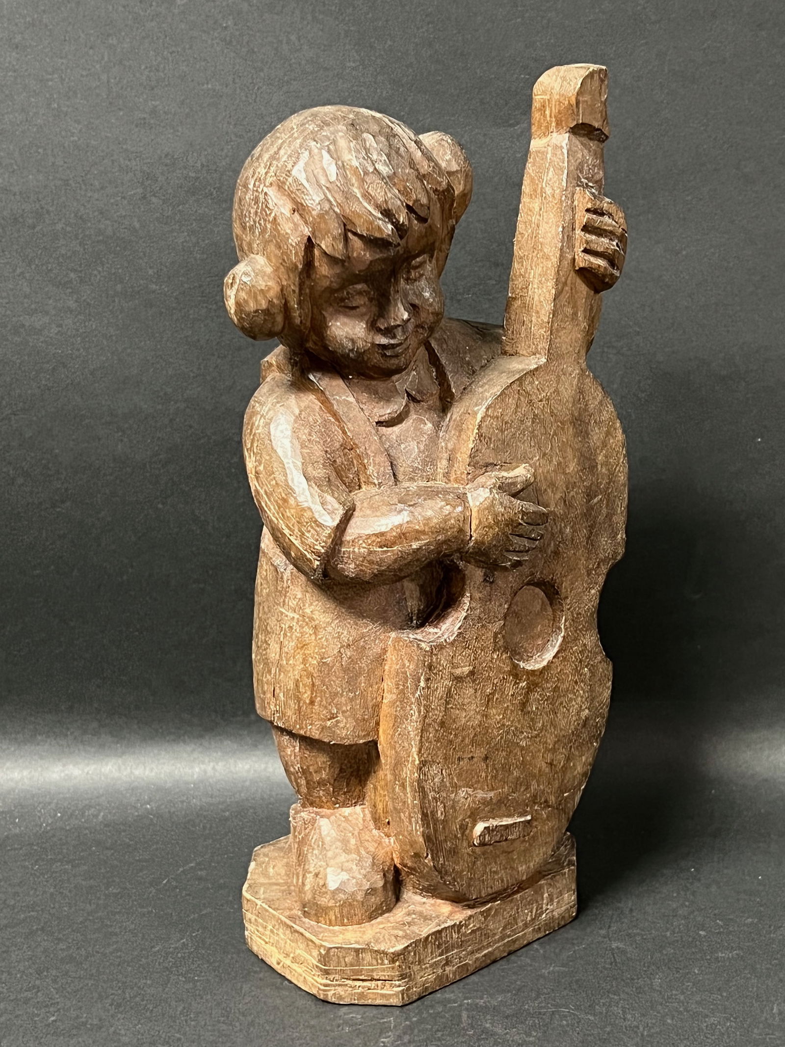 Boy Playing Cello Sculpture - 3