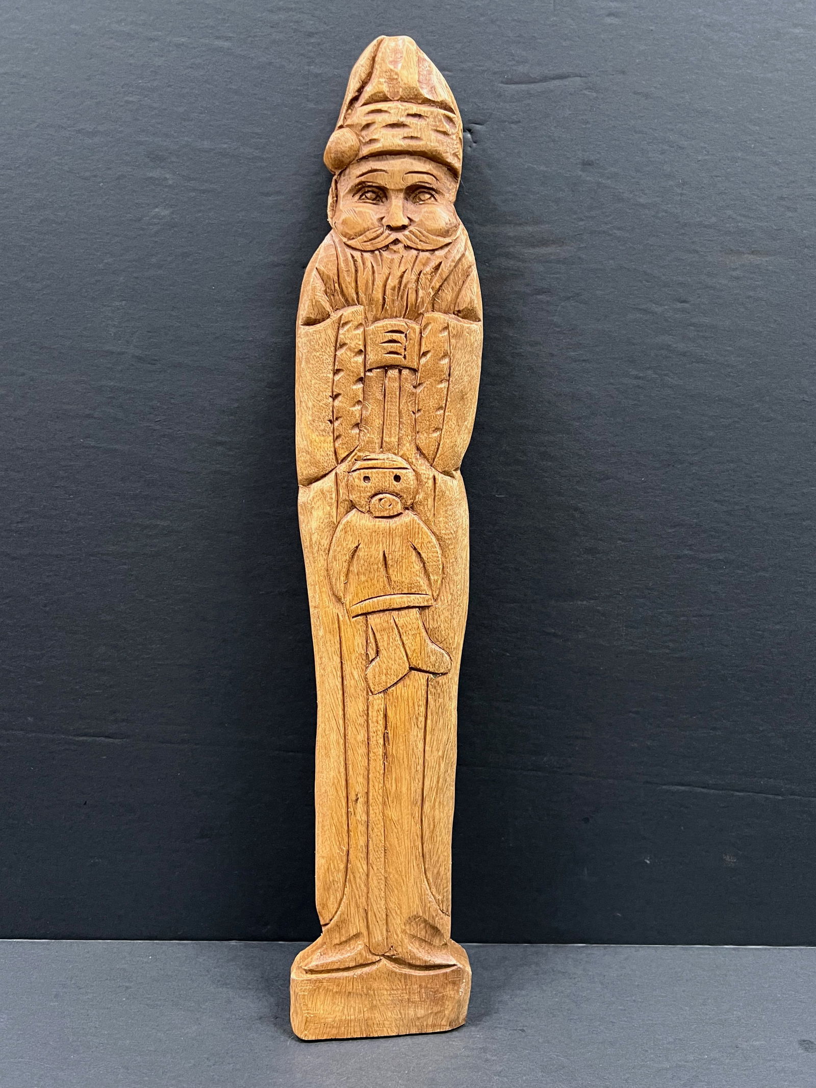 Santa Claus Wall Plaque Sculpture (1 of 6)