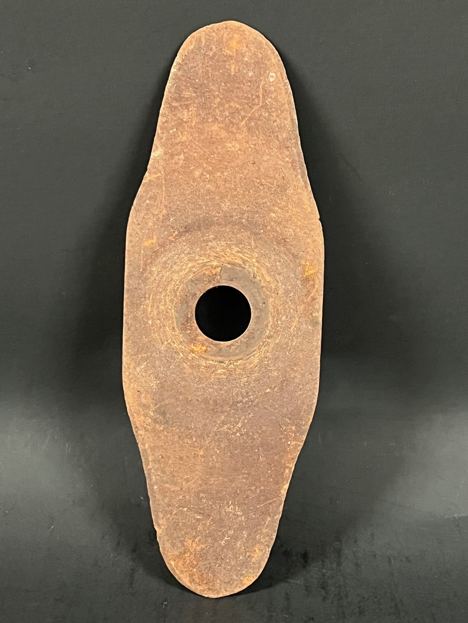 African Art Iron Currency: African Tribal Art Iron Currency. The dimension is 12 inches high x 3.5 inches wide. Please be aware that some of the items are vintage, secondhand, old ages, antiques and may have a defects or sign o